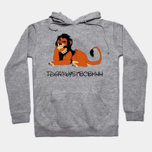 IDGAFWYSTBCBKHH Hoodie by DizDreams with Travel Agent Robyn